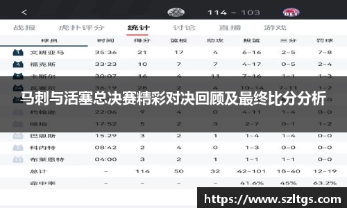 谈球吧马刺与活塞总决赛精彩对决回顾及最终比分分析